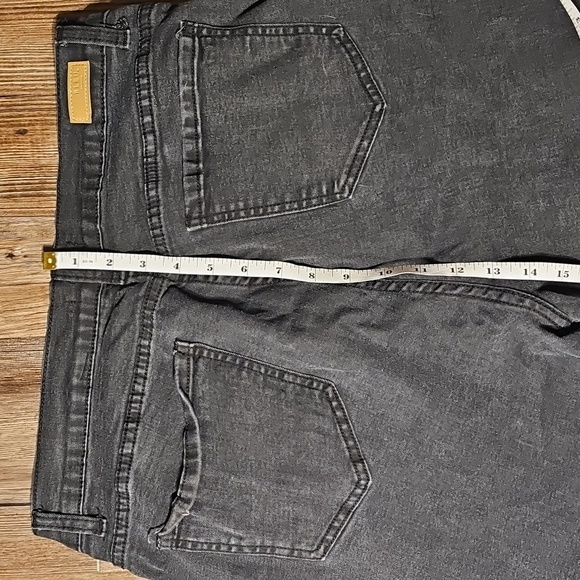 Womens Code Bleu Black Denim High Waist Skinny Jeans Sz 14 - Picture 6 of 7